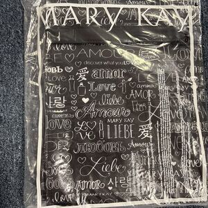 Mary Kay MAKEUP BAG Travel Roll-Up AMOUR AMOR LOVE ~ NEW FAST SHIP